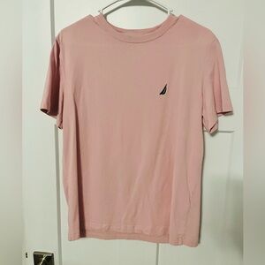Nautica Men's Light Pink Short Sleeve Tee